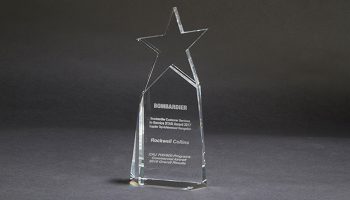 Rockwell Collins recognized as 2016 In-Service STAR Award winner by Bombardier Rockwell Collins recognized as 2016 In-Service STAR Award winner by Bombardier