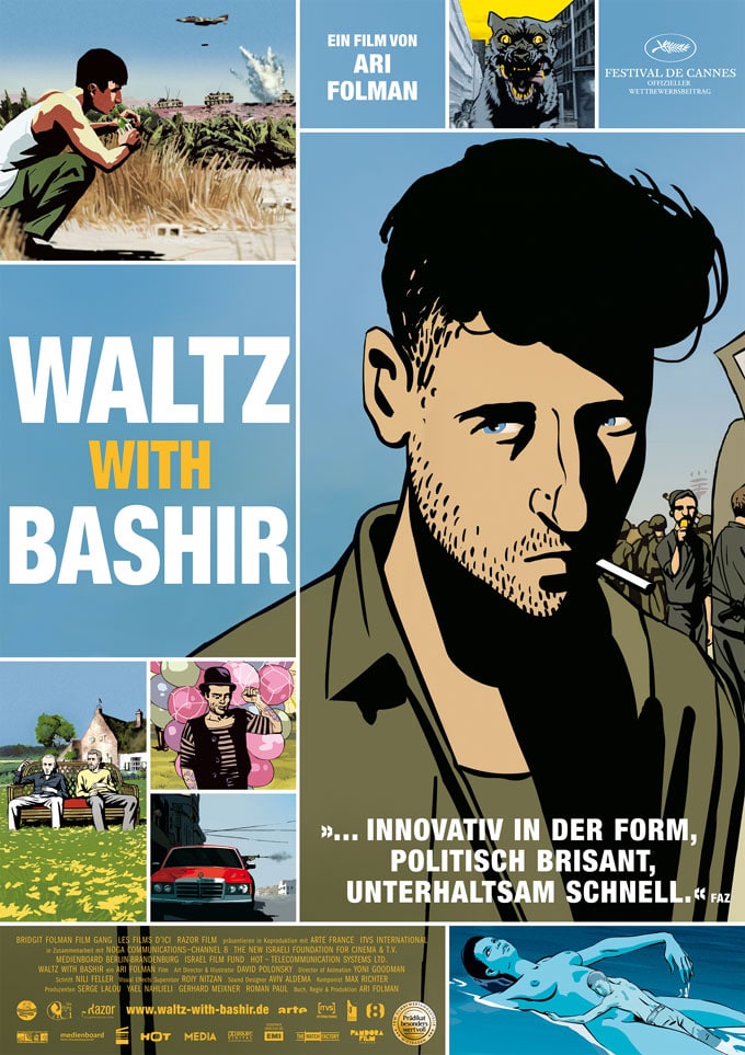 Картинки по запросу Waltz with Bashir პოსტერ