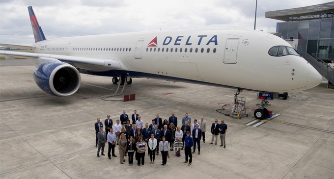 Delta Air Lines takes delivery of first flagship Airbus A350-900 Delta Air Lines takes delivery of first flagship Airbus A350-900