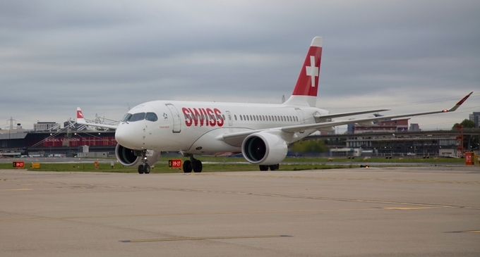 Bombardier C Series Aircraft completes first commercial flight from Zurich to London Bombardier C Series Aircraft completes first commercial flight from Zurich to London