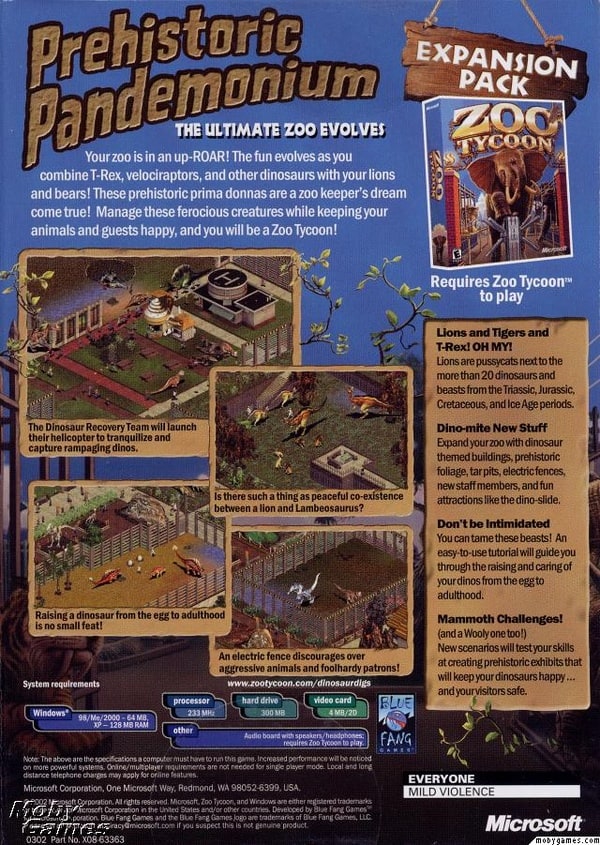 Picture of Zoo Tycoon: Dinosaur Digs (Expansion)