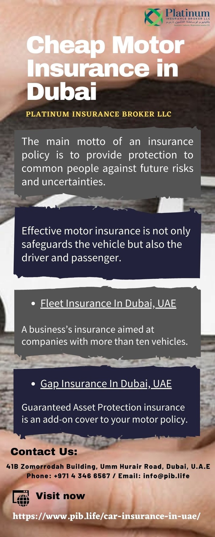 Cheap Motor Insurance In Dubai