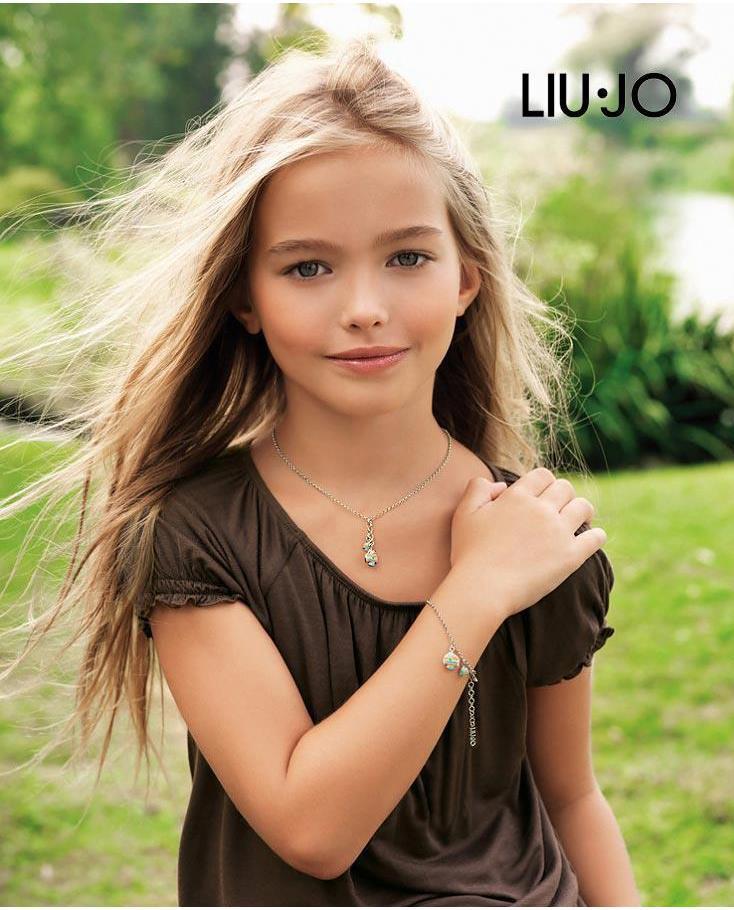 Young Little Girl Models Stella Heart