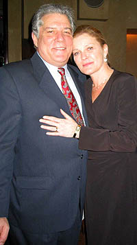 Kate Mulgrew with friendly, Husband Tim Hagan