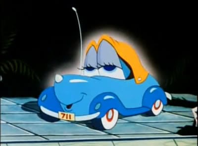 susie the little blue coupe pixar cars