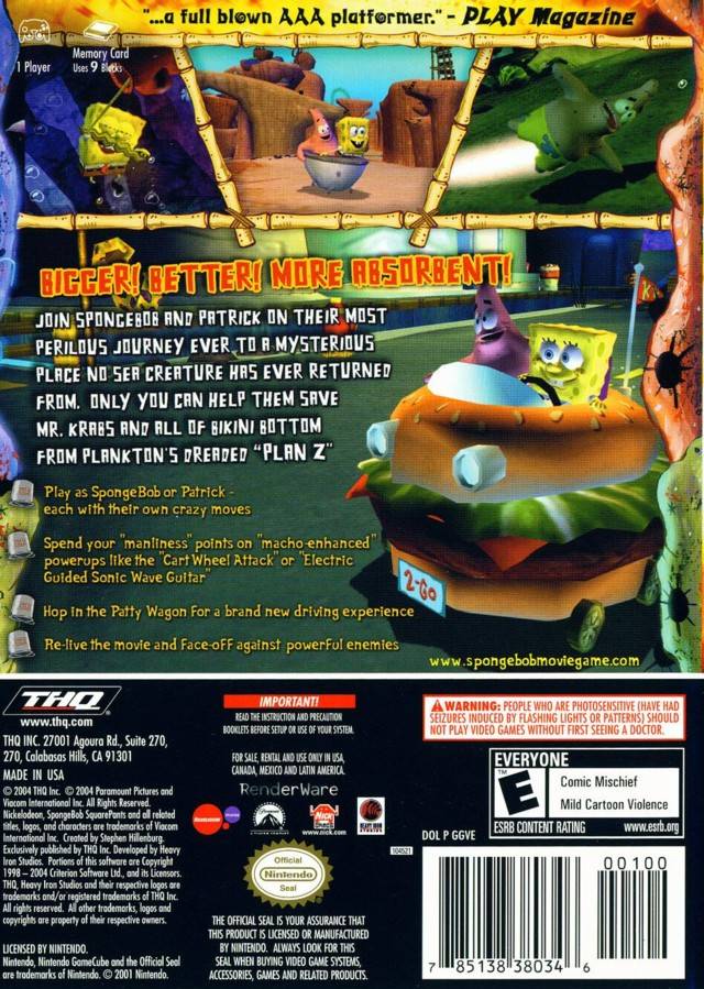 The Spongebob SquarePants Movie The Spongebob SquarePants Movie