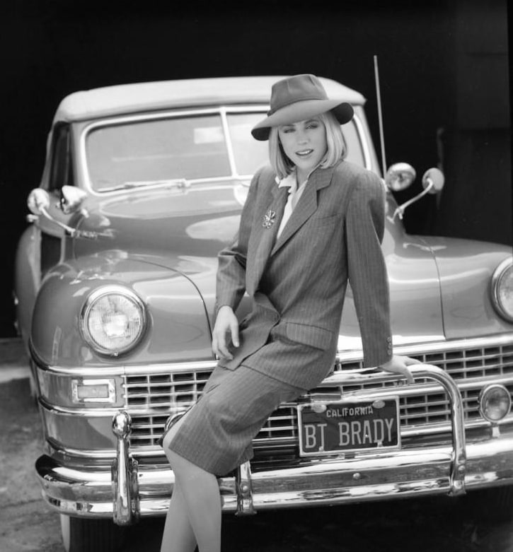 Photo of Bess Armstrong  - car
