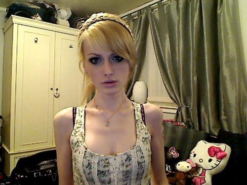 Pale Crossdresser Suprises Teen Stud Tmb