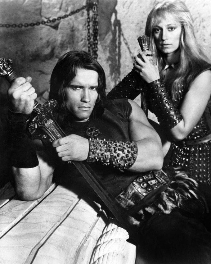 Arnold Schwarzenegger, Sandahl Bergman