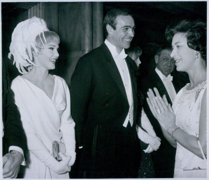 Diane Cilento, Sean Connery, Princess Margaret