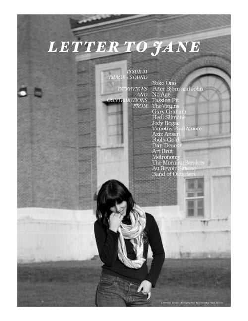 Letter to Jane: An Investigation About a Still