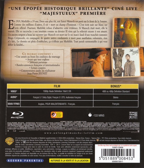 Un Long Dimanche de Fiançailles [Blu-ray]