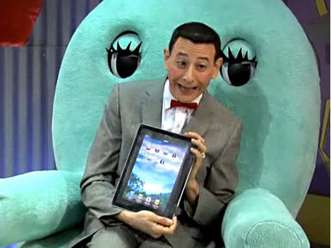 Pee-Wee Gets an iPad!