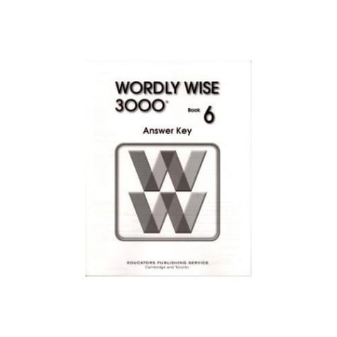 Wordly Wise 3000: Book 6