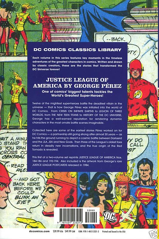Dc Library Jla By George Perez HC Vol 01 (DC Comics Classics Library)