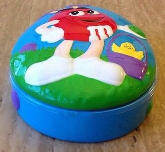 M&M's Galerie Candy Dish (Red character with Easter theme)