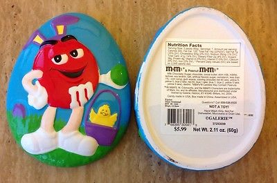 M&M's Galerie Candy Dish (Red character with Easter theme)