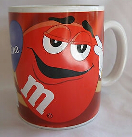 M&M's Galerie Mug (Red Valentine's Be Mine)