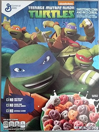 Teenage Mutant Ninja Turtles Cereal TMNT 10.3 oz Box