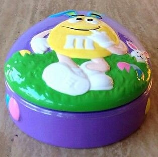 M&M's Galerie Candy Dish (Yellow character with Easter theme)