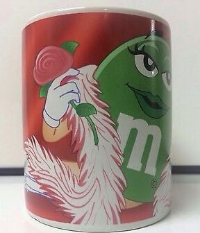 M&M's Galerie Mug (Green Valentine's Theme)