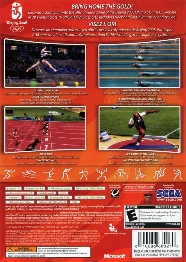 Beijing 2008: The Official Video Game of the Olympic Games