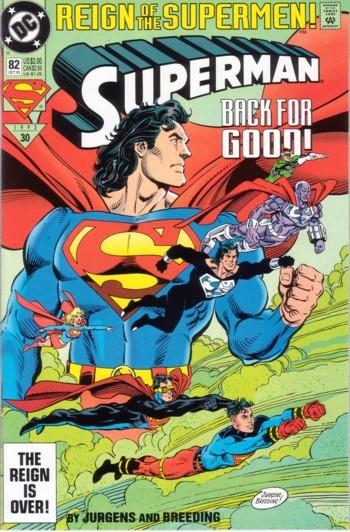 Superman Reign Of The Supermen No.82 : Back For Good! 