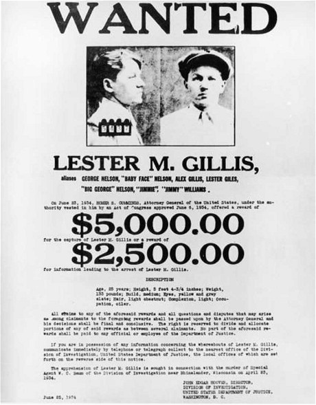 Lester M. 'Baby Face Nelson' Gillis