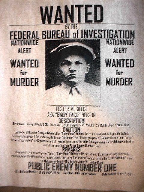 Lester M. 'Baby Face Nelson' Gillis Lester M. 'Baby Face Nelson' Gillis