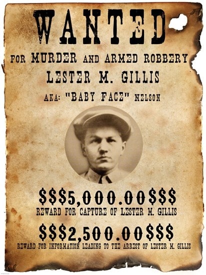 Lester M. 'Baby Face Nelson' Gillis