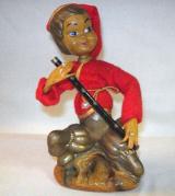 Pixie Musician with Flute Figurine