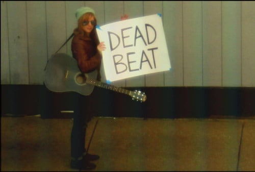 deadbeat.