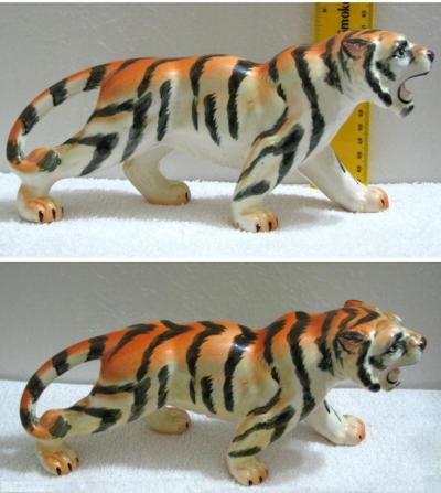 Tiger Figurine - Ceramic (Nippon Yoko Boeki)