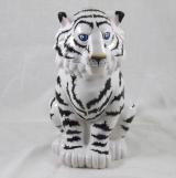Tiger Figurine Mug, White Tiger (Plastic)