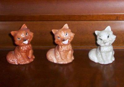 Fox Figurine - Fox Kits Set of Three (Ceramic)