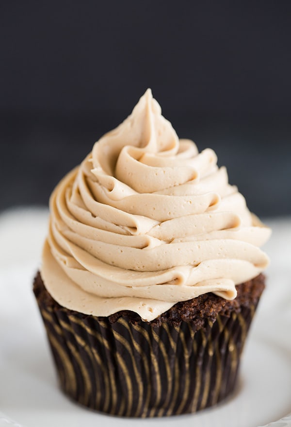 Mocha Cupcakes with Espresso Buttercream Frosting