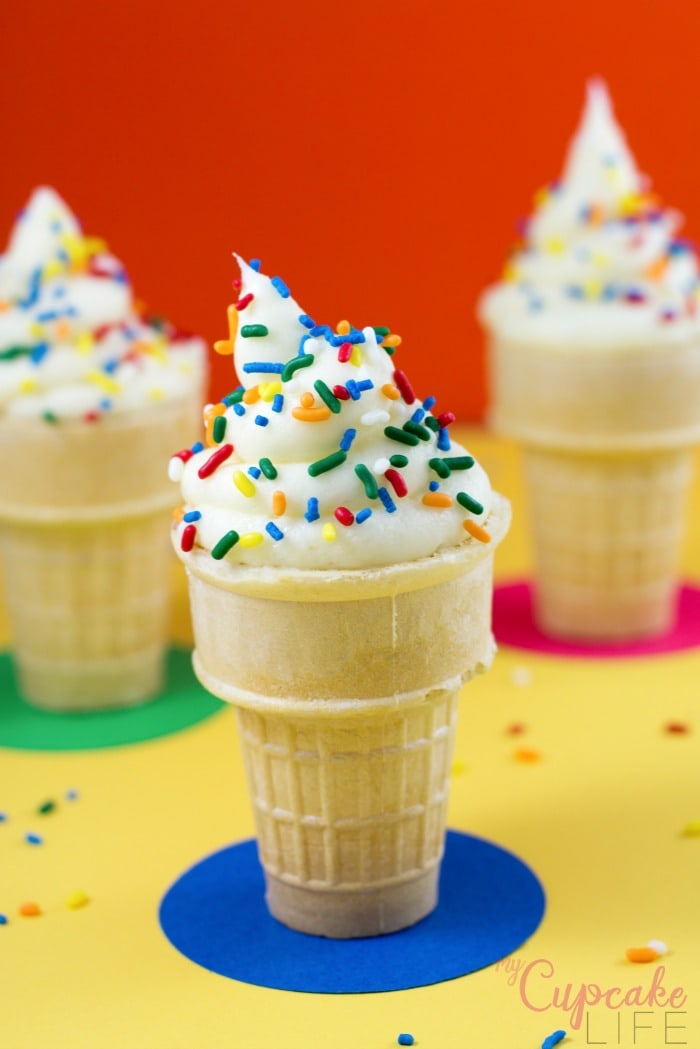 Ice Cream Cone Cupcakes