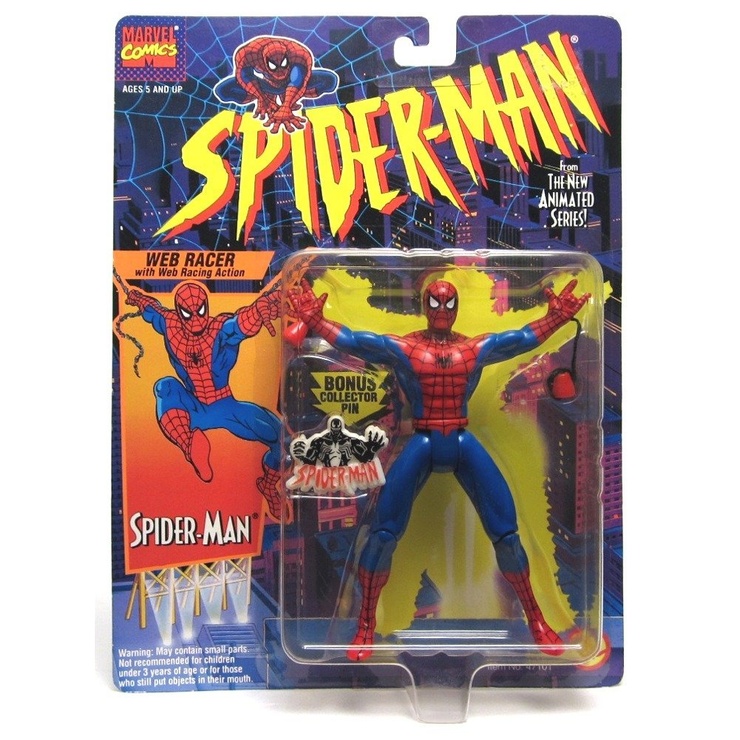 SPIDER-MAN ANIMATED SERIES:WEB RACER SPIDER-MAN ACTION FIGURE
