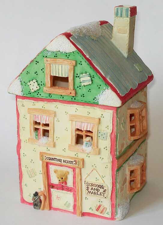 Cherished Teddies - A Christmas Carol (Scrooge And Marley Counting House)