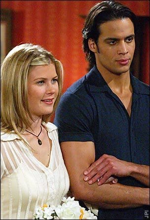 Matt Cedeno and Alison Sweeney