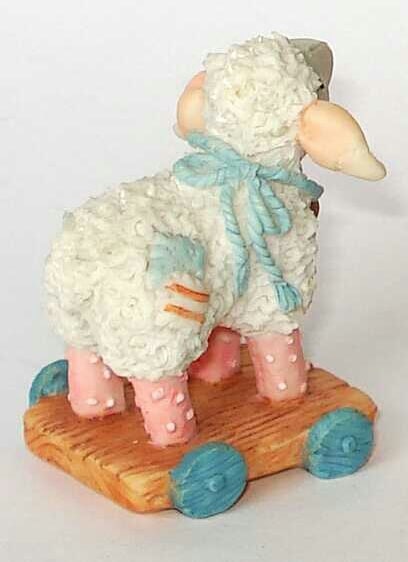 Cherished Teddies - Nativity Figurines (Sheep and Donkey)