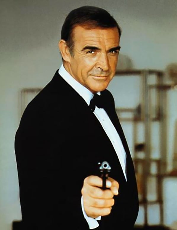 James Bond played by Sean Connery