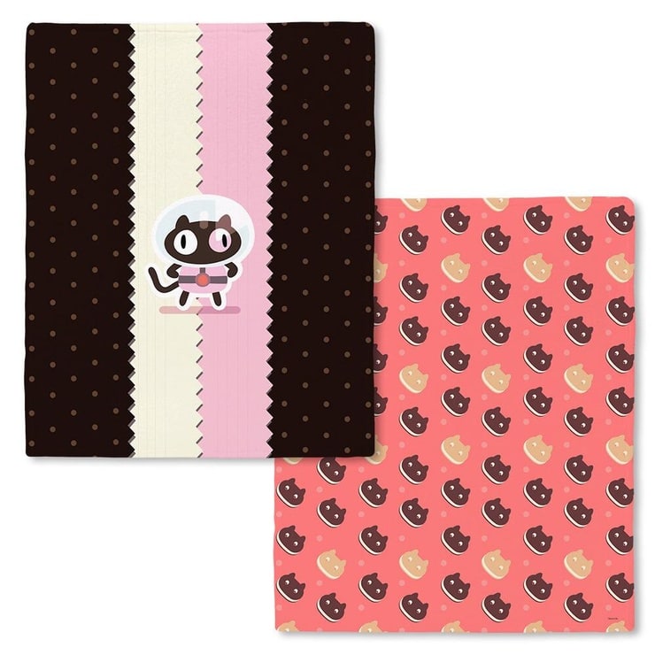 Steven Universe Cookie Cat Fleece Throw Blanket