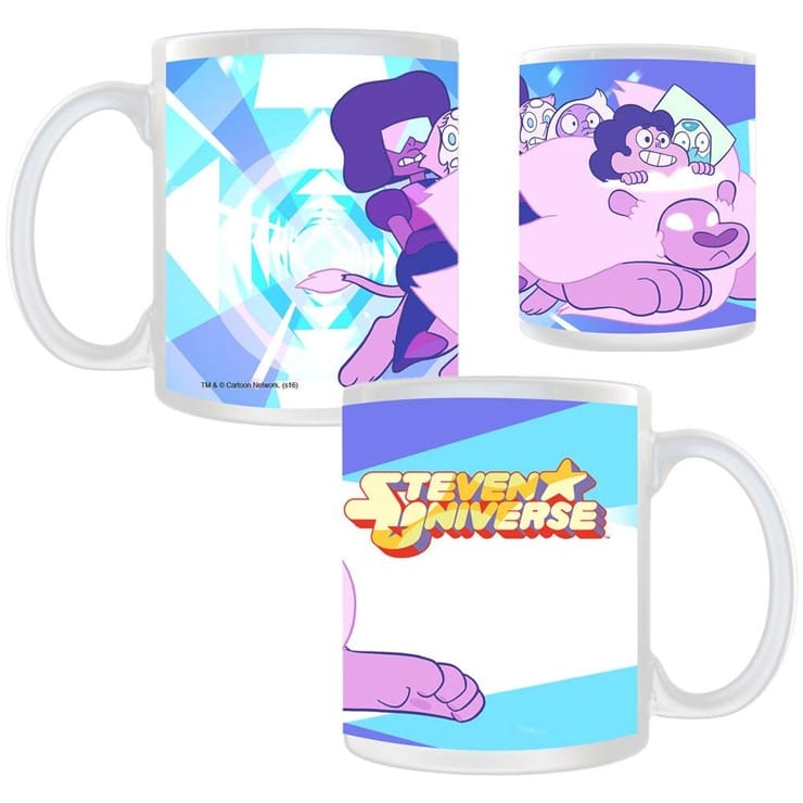 Steven Universe Lion Travel White Mug