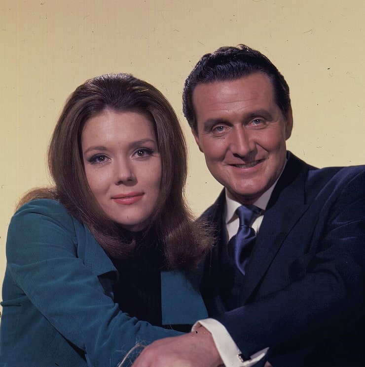 Diana RIgg & Patrick Macnee