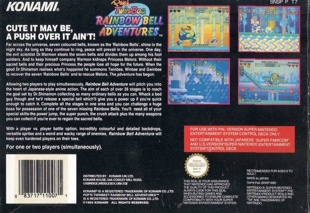 Pop'n TwinBee: Rainbow Bell Adventures