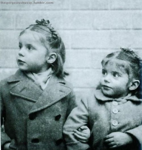 Françoise Dorléac and Catherine Deneuve