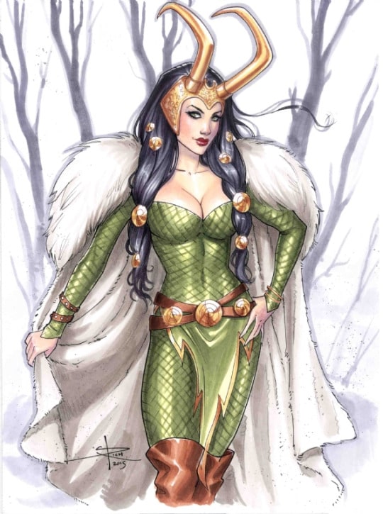 Rule 63: Loki Art Print by Barbora Mad Alice Urbankova