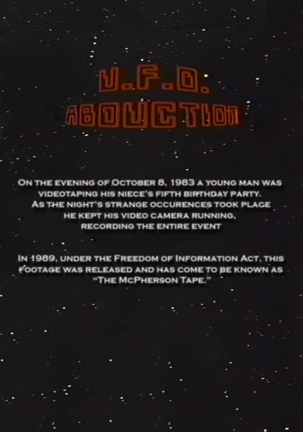 U.F.O. Abduction