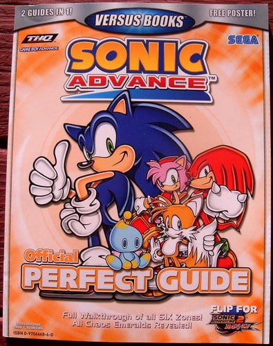 Sonic Advance + Sonic Adventure 2 Battle Official Perfect Guide